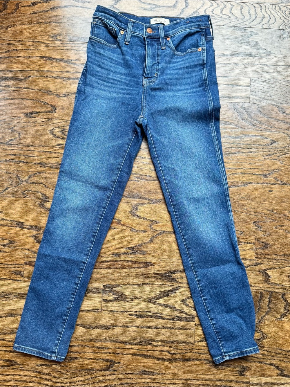 Madewell Women's Stovepipe Jeans Size 26 Medium Wash - Picture 3 of 12